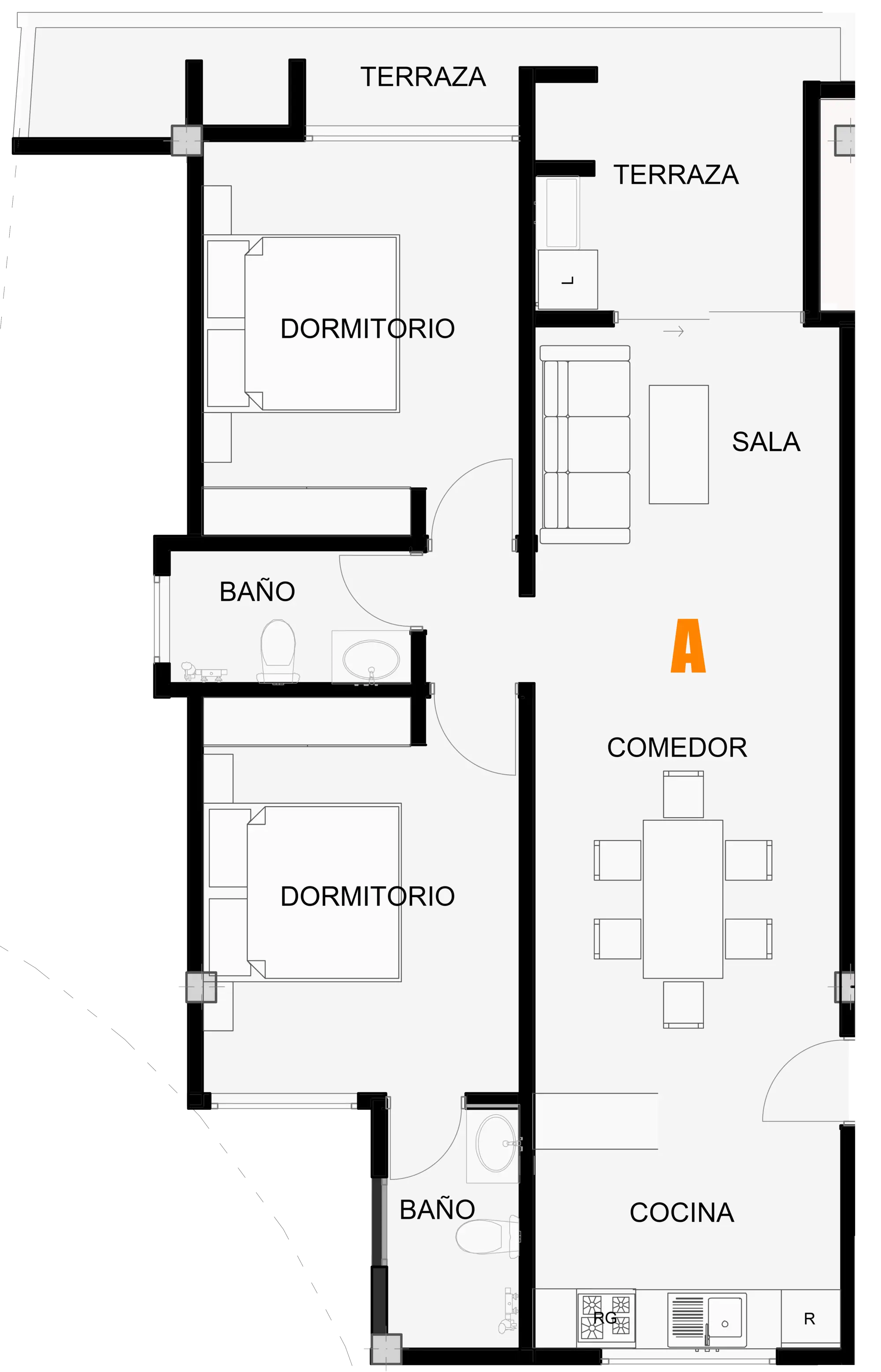 Plano de Torre Altamira - 3A