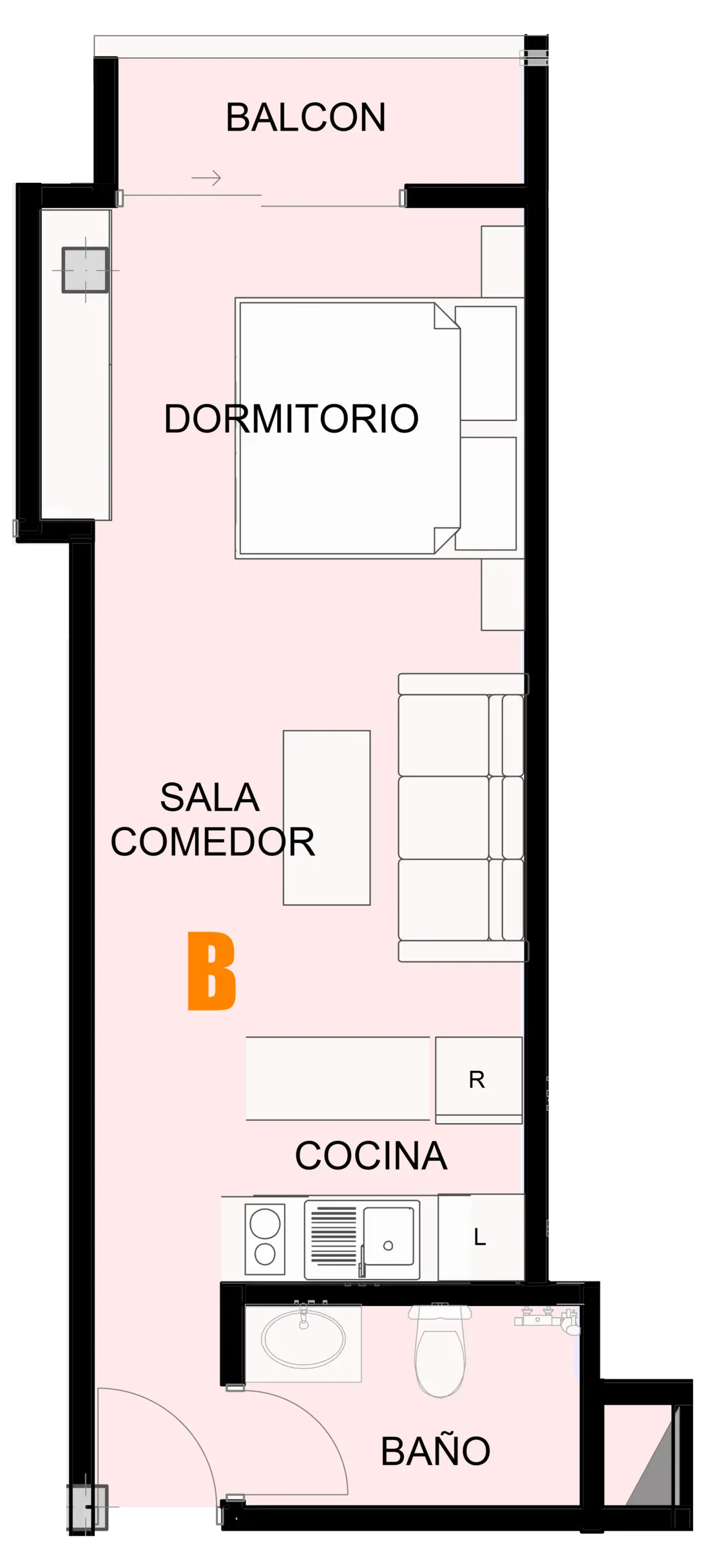 Plano de Torre Altamira - 2B