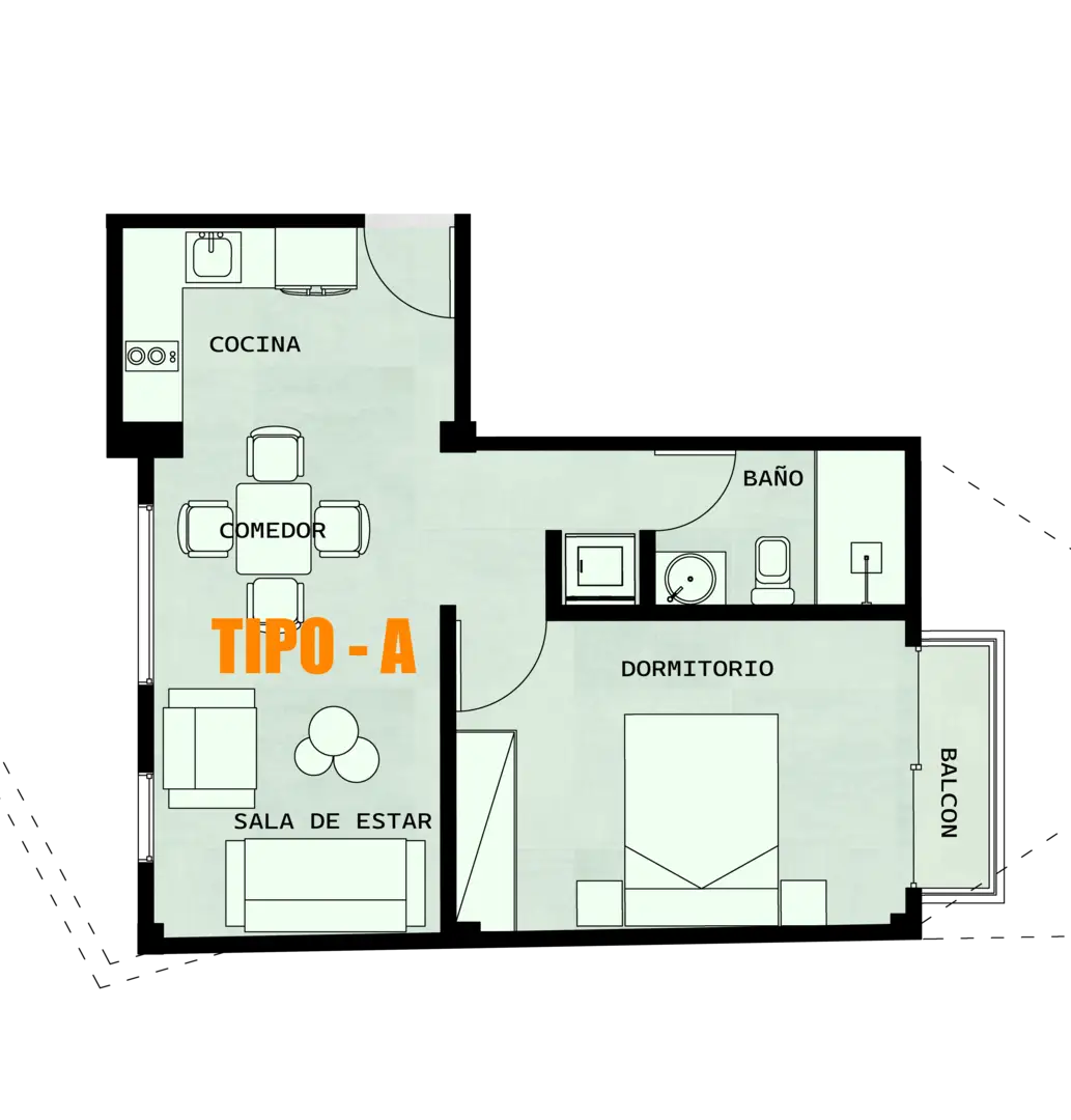 Plano de Torre Río Vida - 4A