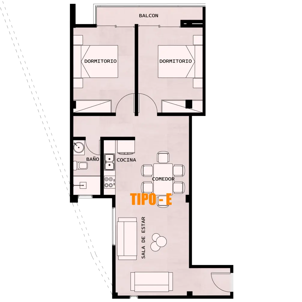 Plano de Torre Río Vida - 4E
